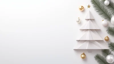 Minimalist Geometric Christmas Tree