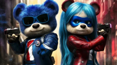 Superhero Teddy Bears