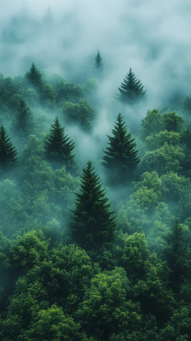 Summer Forest Landscape