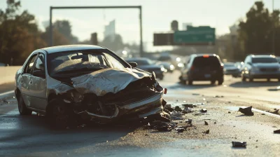 Fender Bender on Freeway