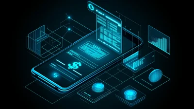 Isometric Finance Web App Illustration