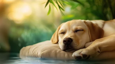 Sleeping Labrador Retriever