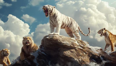 Majestic Wild Cats