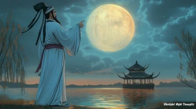 Tang Dynasty Moonlit Poet