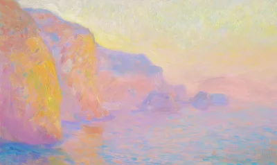 Monet’s Cliffs at Sainte Painting