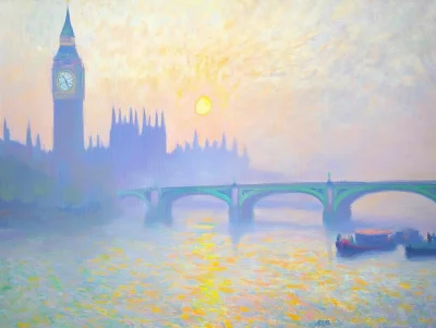 Monet’s View of the Thames