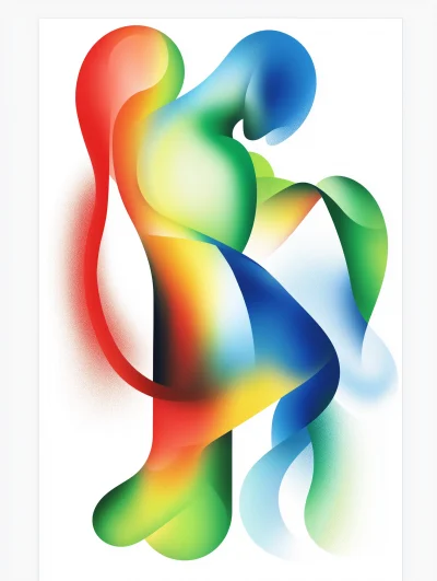 Abstract 3D Graphic Poster