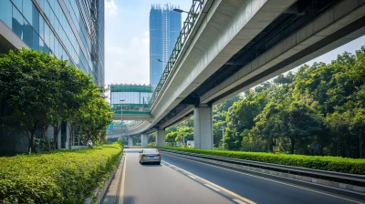 Overpass Greenery Close Up