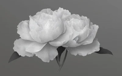 Line Peonies