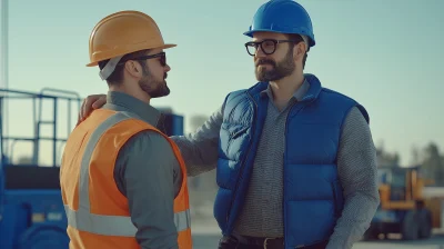 Construction Site Comedic Ad