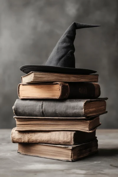 Witchy Book Stack