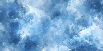 Cloudy Blue Demon Texture