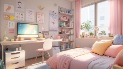 Japanese Middle School Girl’s Bedroom