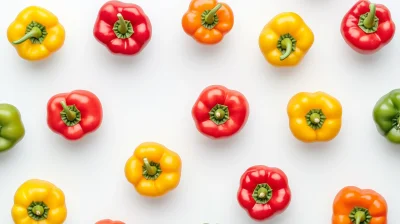 Colorful Bell Peppers Pattern