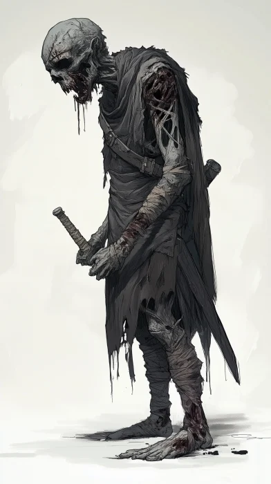 Medieval Zombie Concept Art