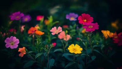 Colorful Fantasy Flowers