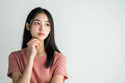 Japanese Female Model in Standing Pose