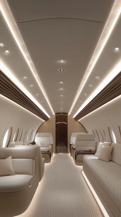 Private Jet Ceiling