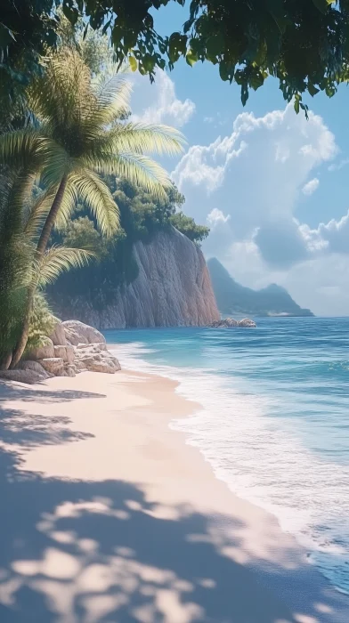 Realistic Beach Scene