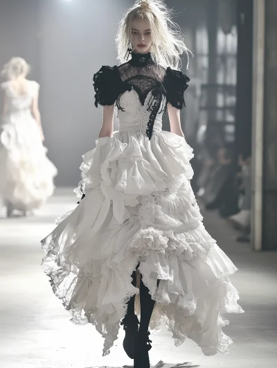 White Gothic Fashion Show