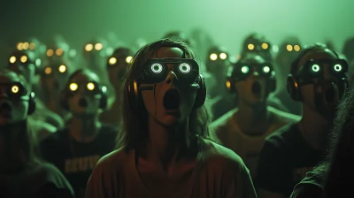 Cyborg Audience at Digital Disco Concert