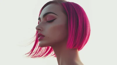 Pink Hair Woman