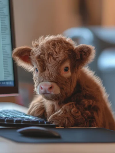 Highland Cattle at Work