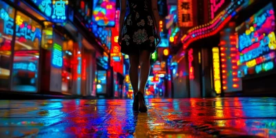 Neon Lights Street