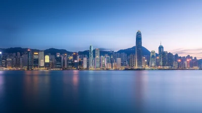 Hong Kong Skyline at Dusk