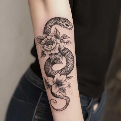 Feminine Forearm Tattoo Design