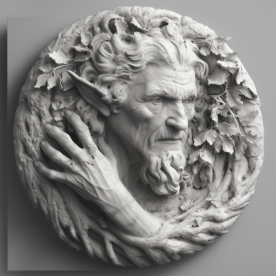 Elf Bas Relief Coin