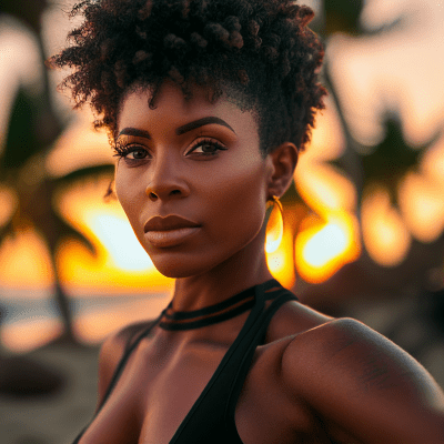 Beautiful Woman at the Beach