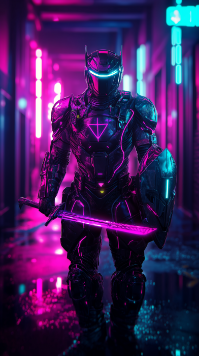 Cyberpunk Knight