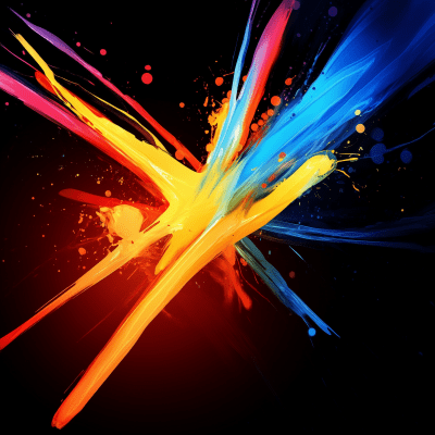 Vibrant Abstract Explosion