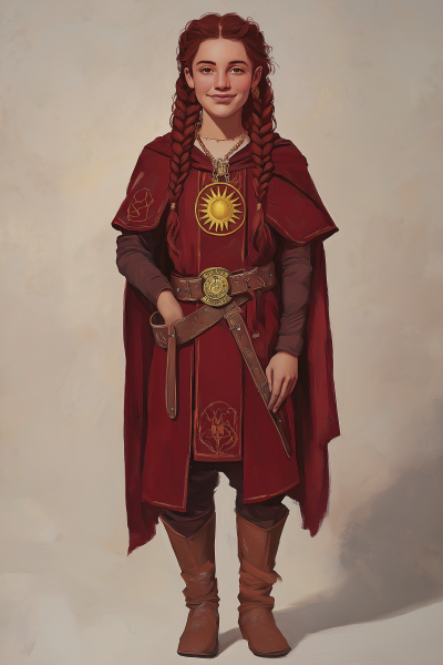 Fantasy Dwarf Cleric Concept Art