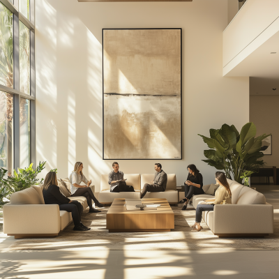 Sophisticated Living Room Interior