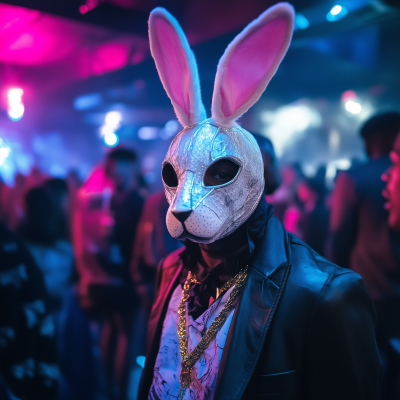 Party with Rabbit Mask