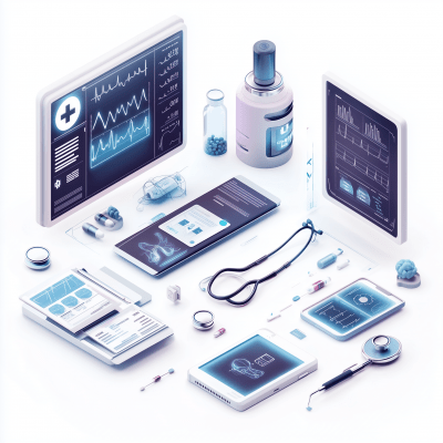 Modern Medical Solutions 3D Illustration