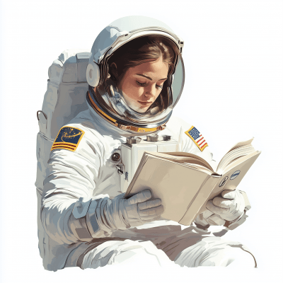 Astronaut Actress Reading Acting GPS Guide