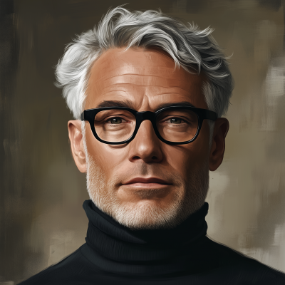 Film Director Portrait Illustration