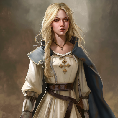 Blonde Cleric Style Artwork