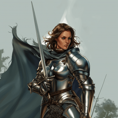 Female Knight in Shining Armor