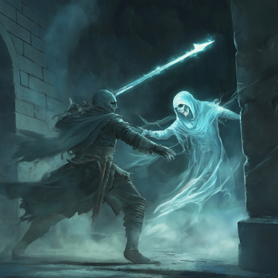 Ethereal Battle in the Crypt