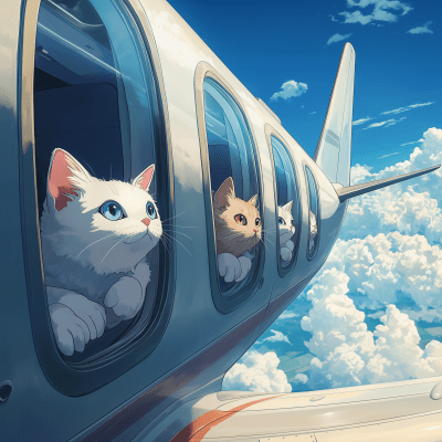 Flying Cats