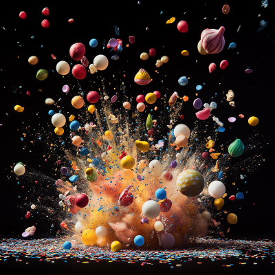 Explosions of Candy and Confetti