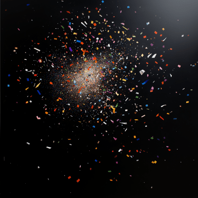 Gigantic Explosions of Confetti and Sparkles