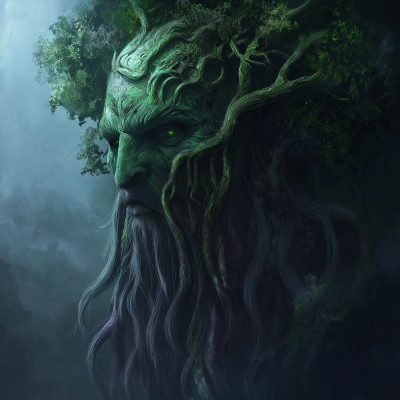 Corrupted Druid in Cthulhu Mythos Style