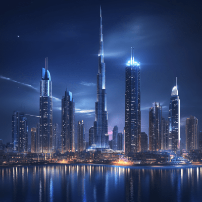 Dubai City 3D Concept