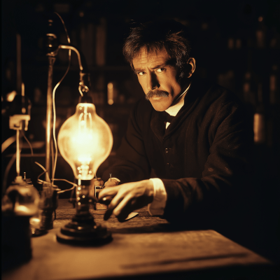 Invention of the light bulb