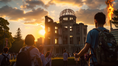 Flame of Peace in Hiroshima Peace Memorial Park